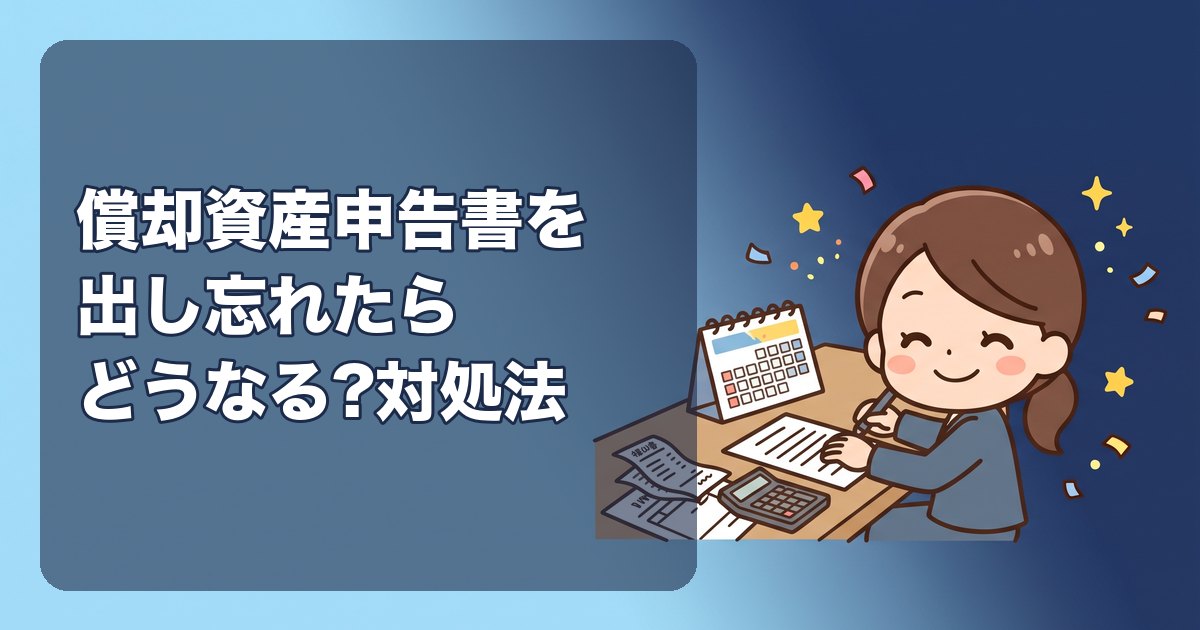 償却資産申告書を出し忘れたらどうなる?提出しないときの扱いと、今からやる対処を解説